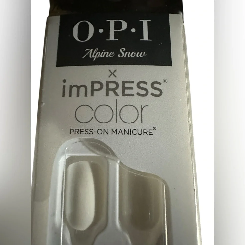 OPI imPRESS Color Press-On Nails - Alpine Snow